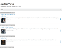 Tablet Screenshot of martialviews.com